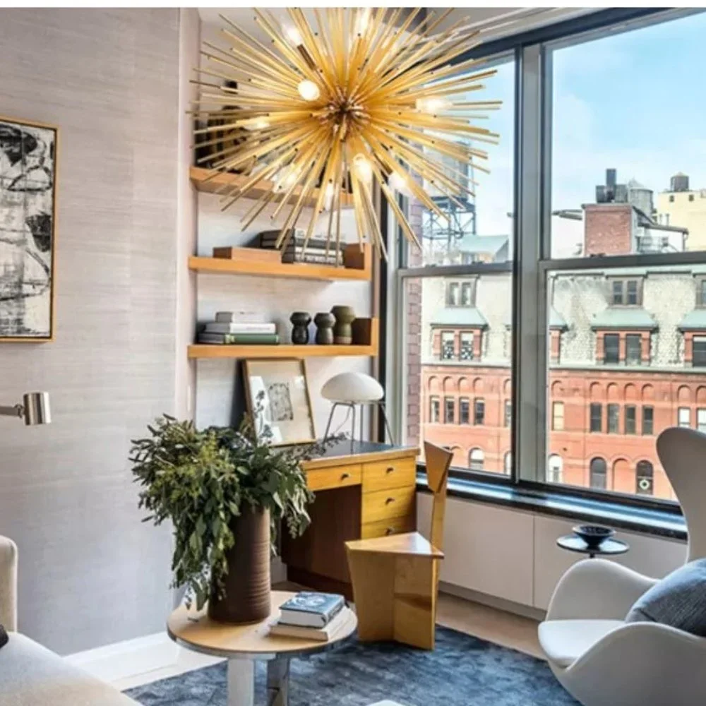 Dandelion Chandelier Nordic Spark Ball Starburst Sputnik Modern Contemporary Art